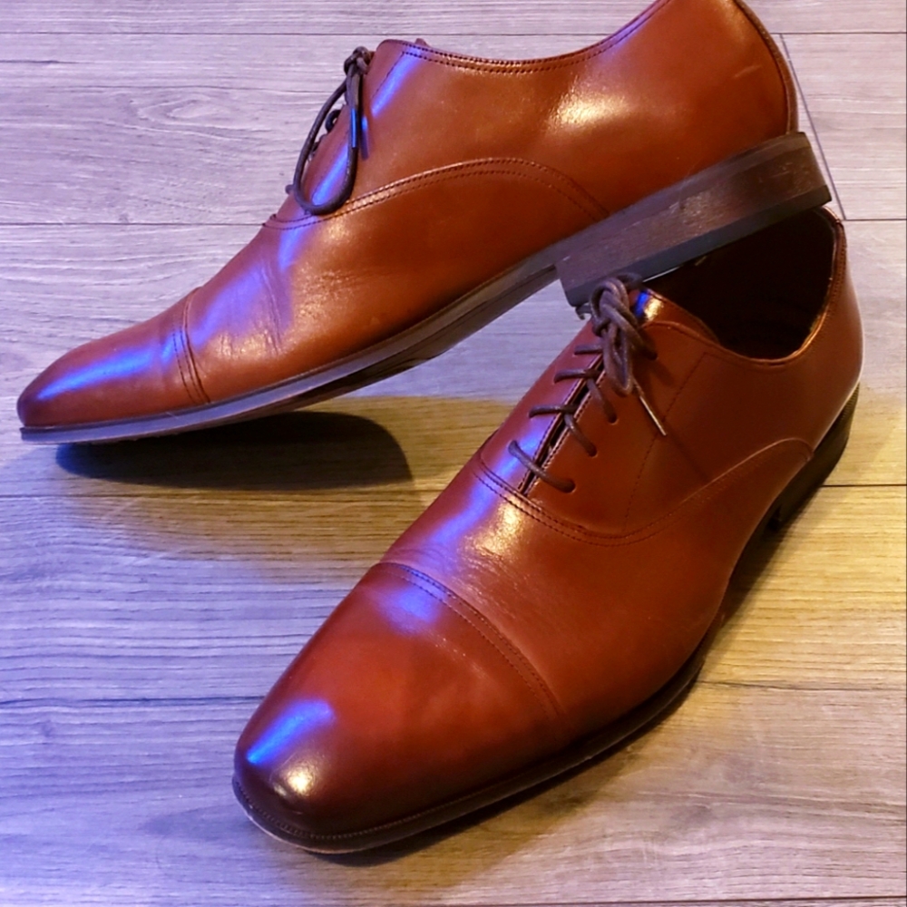 Florsheim Francisco Cognac Cap-Toe Oxfords